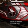 Parts Nautique Decals & Emblems | Nautique Decal - Hullside Star Stitch G23 10 Piece Set - 130062