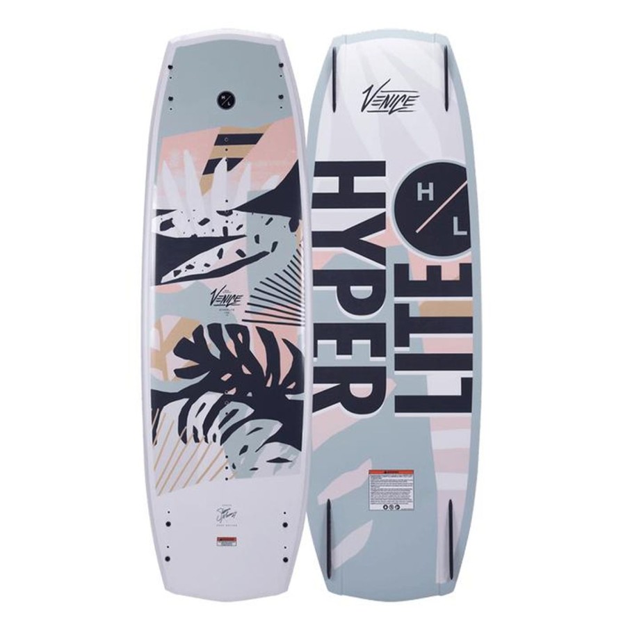 Wake Hyperlite | Hyperlite 2024 Venice Wakeboard | Womens Viva Bindings