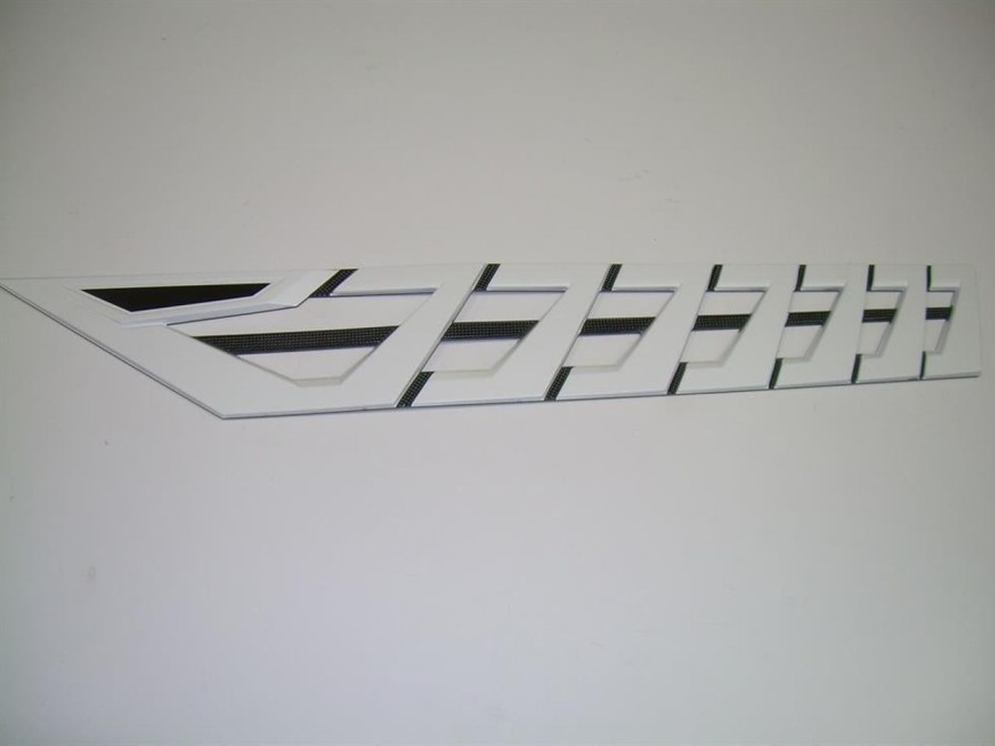 Parts Nautique Decals & Emblems | Nautique Decal Vent White Chromax Port 3.85 X 23.59 - 170096