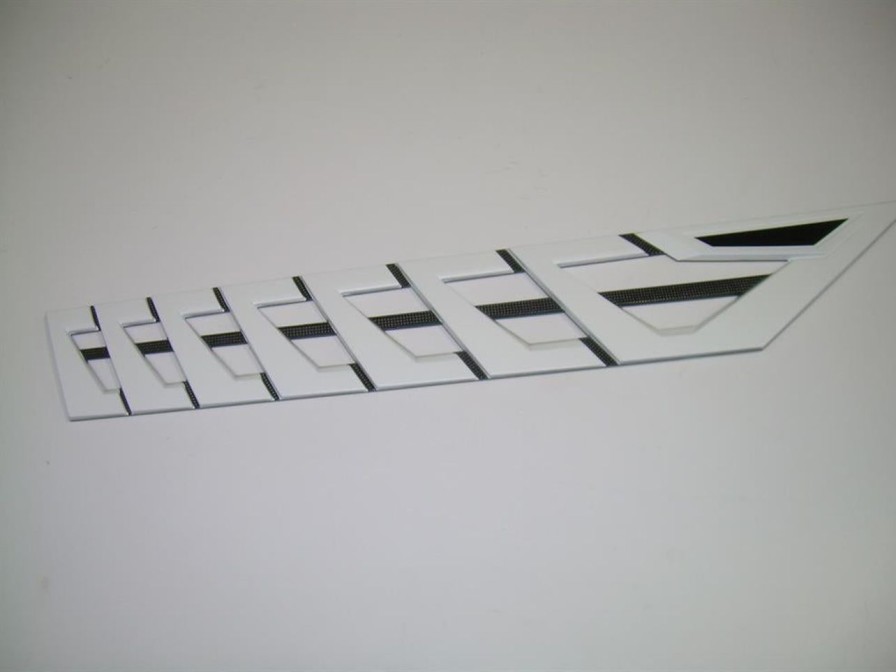 Parts Nautique Decals & Emblems | Nautique Decal Vent White Chromax Starboard 3.85 X 23.59 - 170097