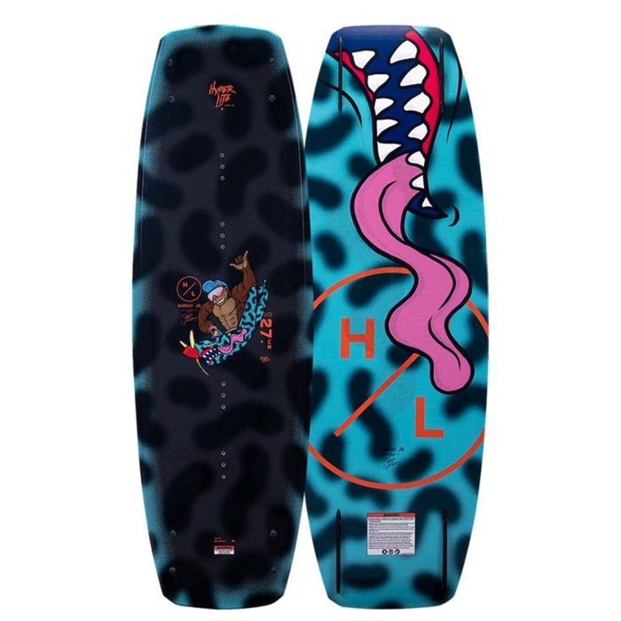 Wake Hyperlite | Hyperlite 2024 Murray Jr. Wakeboard | Remix Boy'S Bindings