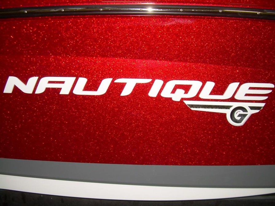Parts Nautique Decals & Emblems | Nautique Decal Large Nautique White Chromax 3" Tall - 170280