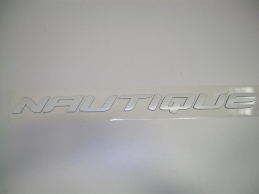 Parts Nautique Decals & Emblems | Nautique Decal Transom Chromax White 1.39 X 18 - 170277