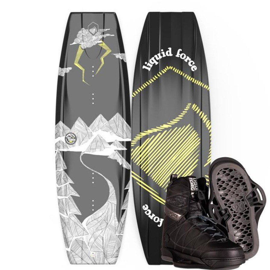 Wake Liquid Force | Liquid Force 2024 Bullox Wakeboard | Classic 6X Boots