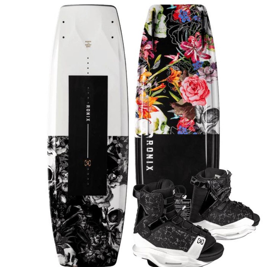 Wake Ronix | Ronix 2024 Quarter 'Til Midnight Wakeboard | Halo Bindings