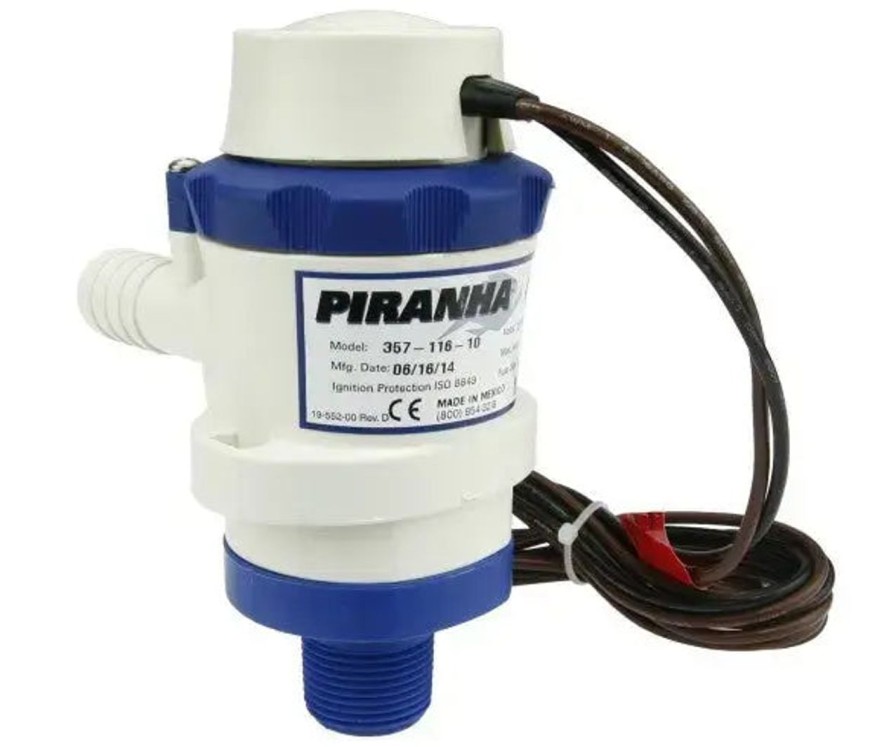 Parts Shurflo Ballast | Shurflo Piranha 800 Gph Aerator Ballast Pump - 357-116-10