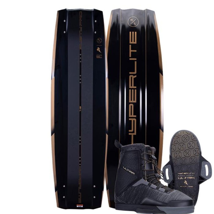 Wake Hyperlite | Hyperlite 2023 Rusty Pro Wakeboard | Ultra Bindings