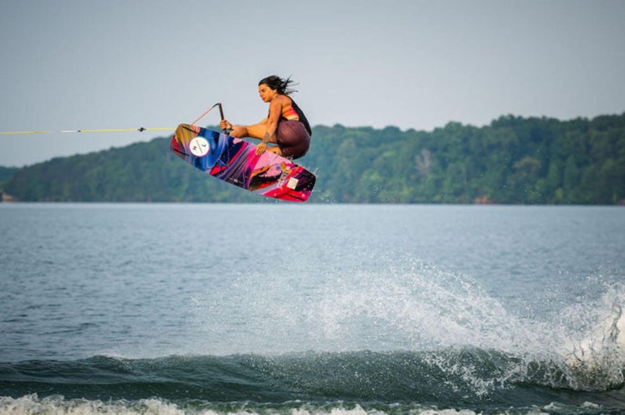 Wake Hyperlite | Hyperlite 2024 Prizm Wakeboard | Womens Viva Bindings