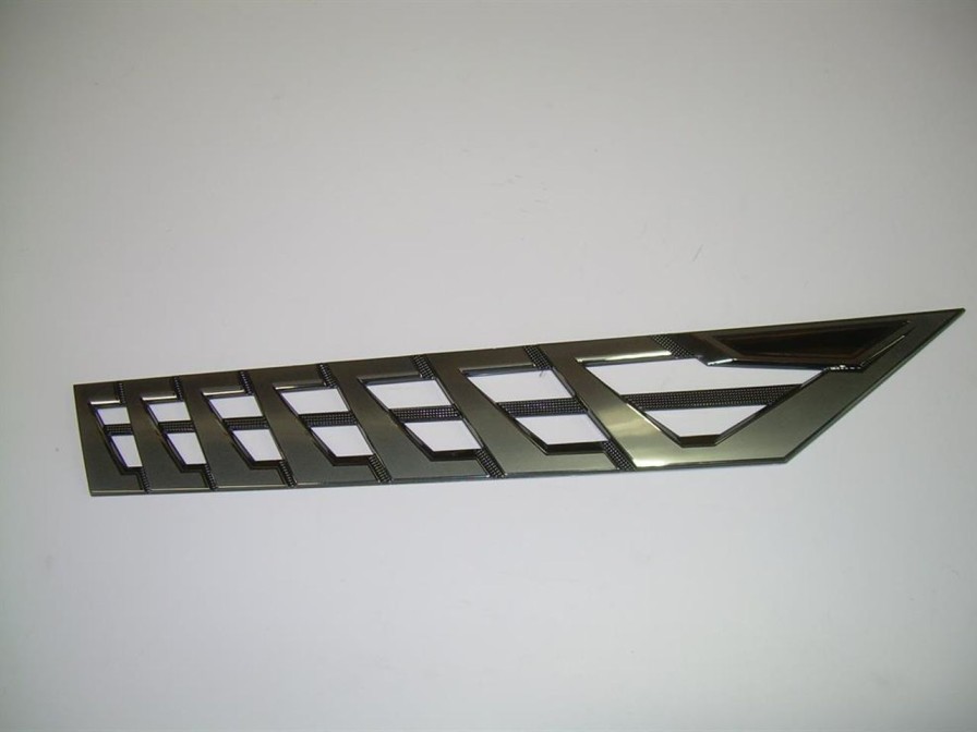 Parts Nautique Decals & Emblems | Nautique Decal Vent Black Chromax Starboard 3.85 X 23.59 - 170095